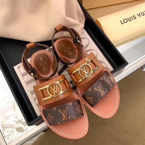 Louis Vuitton Flat Sandals LVFSD-2020-243489900